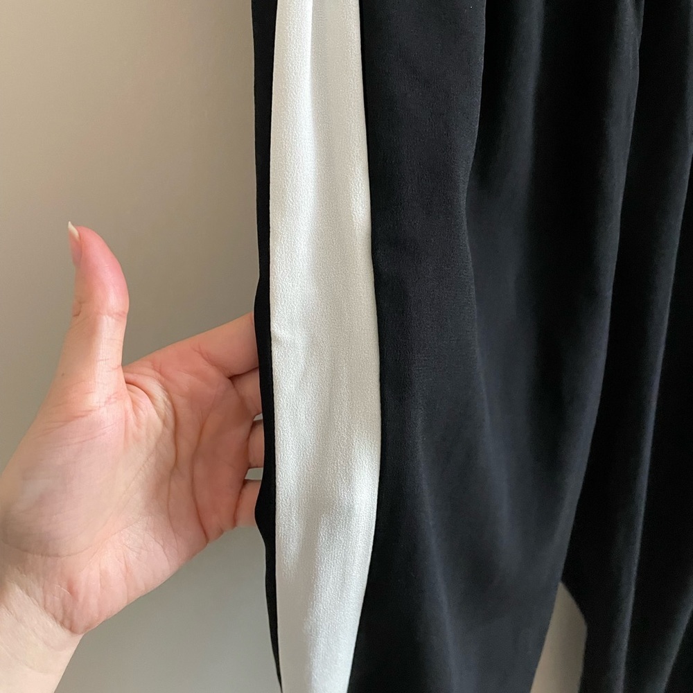 Aritzia Babaton Dexter Pants Black With White Stripe Size XS - Picture 5 of 8